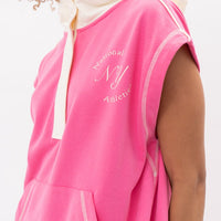 Terry Maxi Hoodie Dress