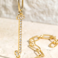 Crystal Initial Letter Bracelet