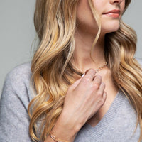 Crystal Initial Letter Bracelet