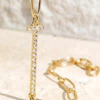 Crystal Initial Letter Bracelet