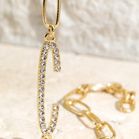 Crystal Initial Letter Bracelet