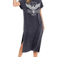 Free Bird Vintage Maxi T shirt Dress