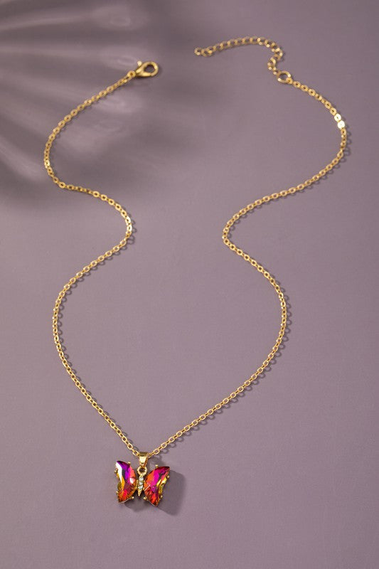 Butterfly Pendant Necklace