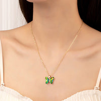 Butterfly Pendant Necklace