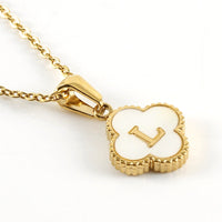 Clover Initial Necklace
