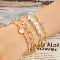 Pearl Mixed Chain Bracelet