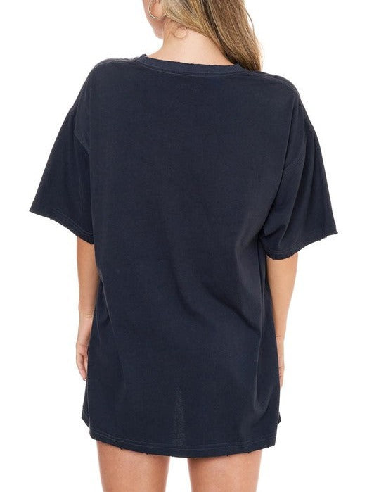 Rock and Roll Oversize Vintage Graphic Tee