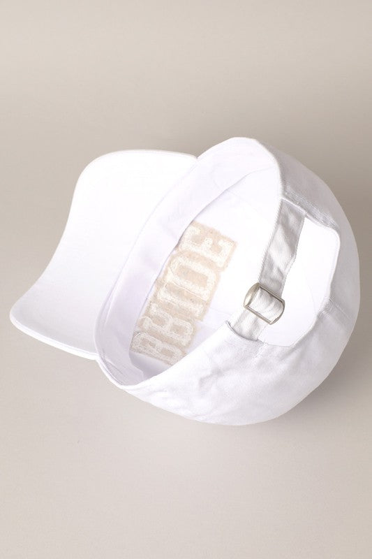 BRIDE Chenille Letter Patch Baseball Cap