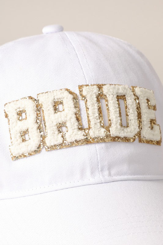 BRIDE Chenille Letter Patch Baseball Cap
