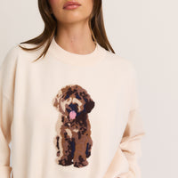 Cozy Puppy Knit Sweater