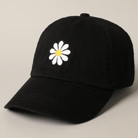 Daisy Embroidery Baseball Cap