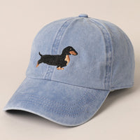 Dachshund Embroidered Baseball Cap