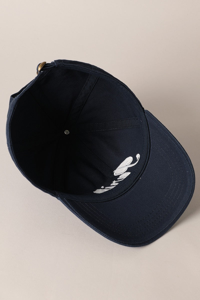 Paris Social Club Embroidered Cap