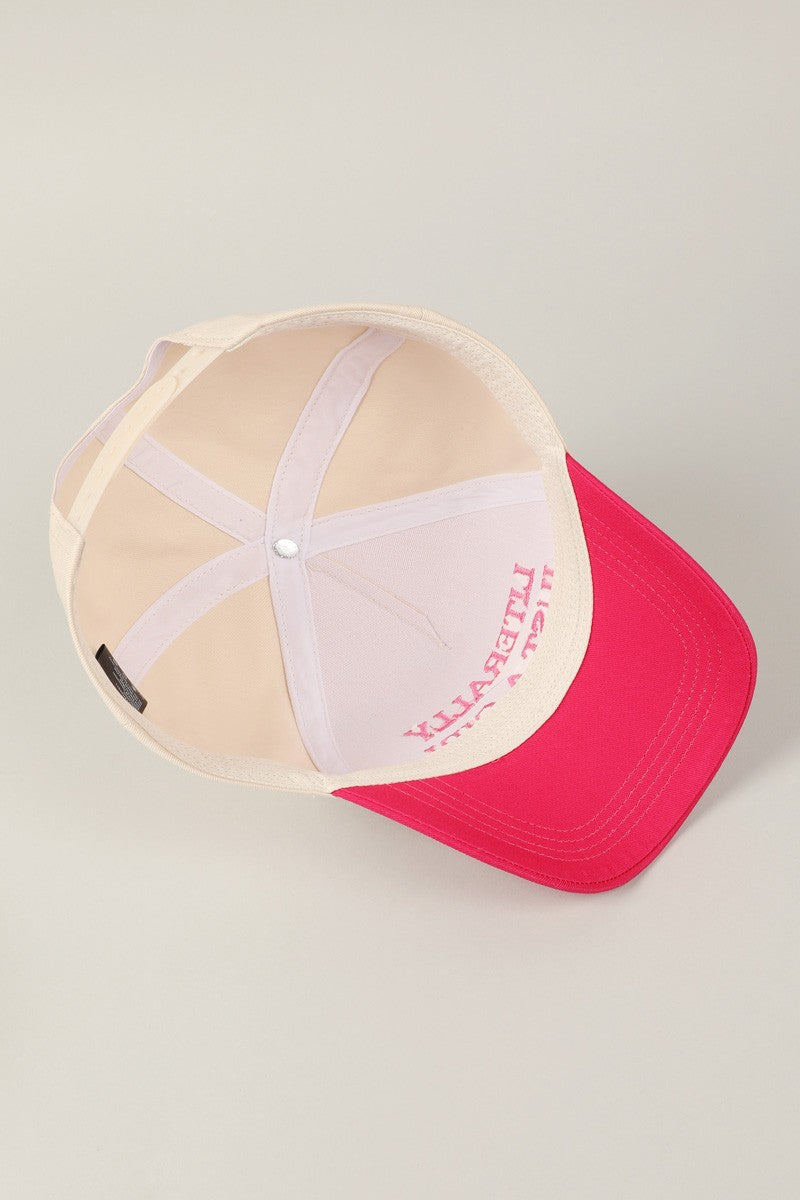 Literally Just a Girl Two Tone Trucker Hat