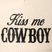Kiss Me Cowboy Camo Trucker Hat