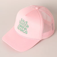 Save Water Drink Margs Embroidered Cap