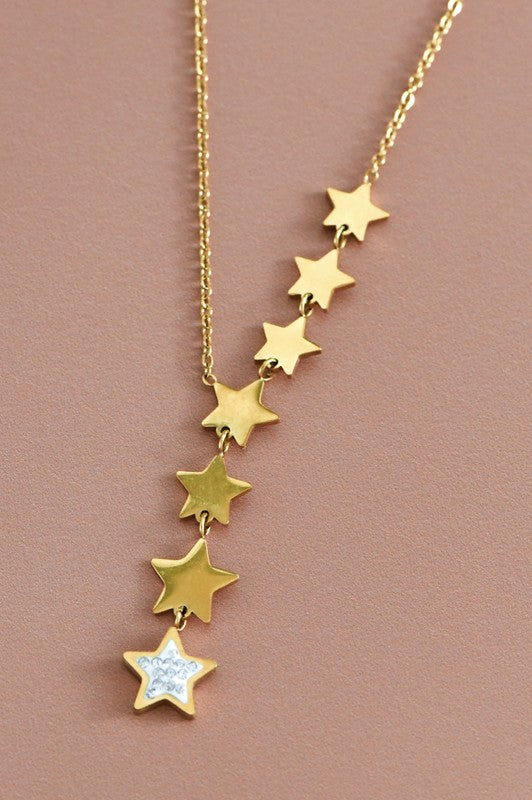 Star Lariat Necklace