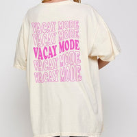 Vacay Mode Vintage Graphic Oversized Tee