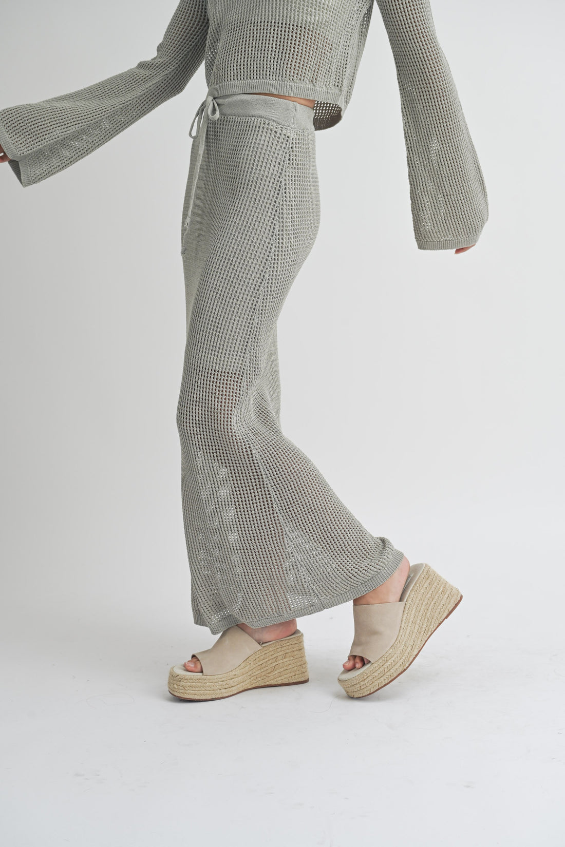 Crochet Knitted Maxi Skirt