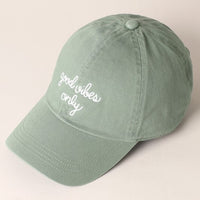 Good Vibes Only Baseball Cap
