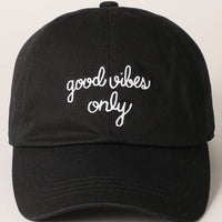 Good Vibes Only Baseball Cap
