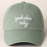 Good Vibes Only Baseball Cap