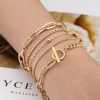 Five Mixed Bracelets Set