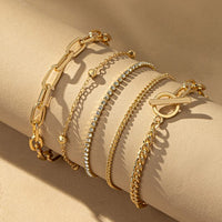 Five Mixed Bracelets Set