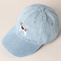 Beagle Denim Baseball Cap