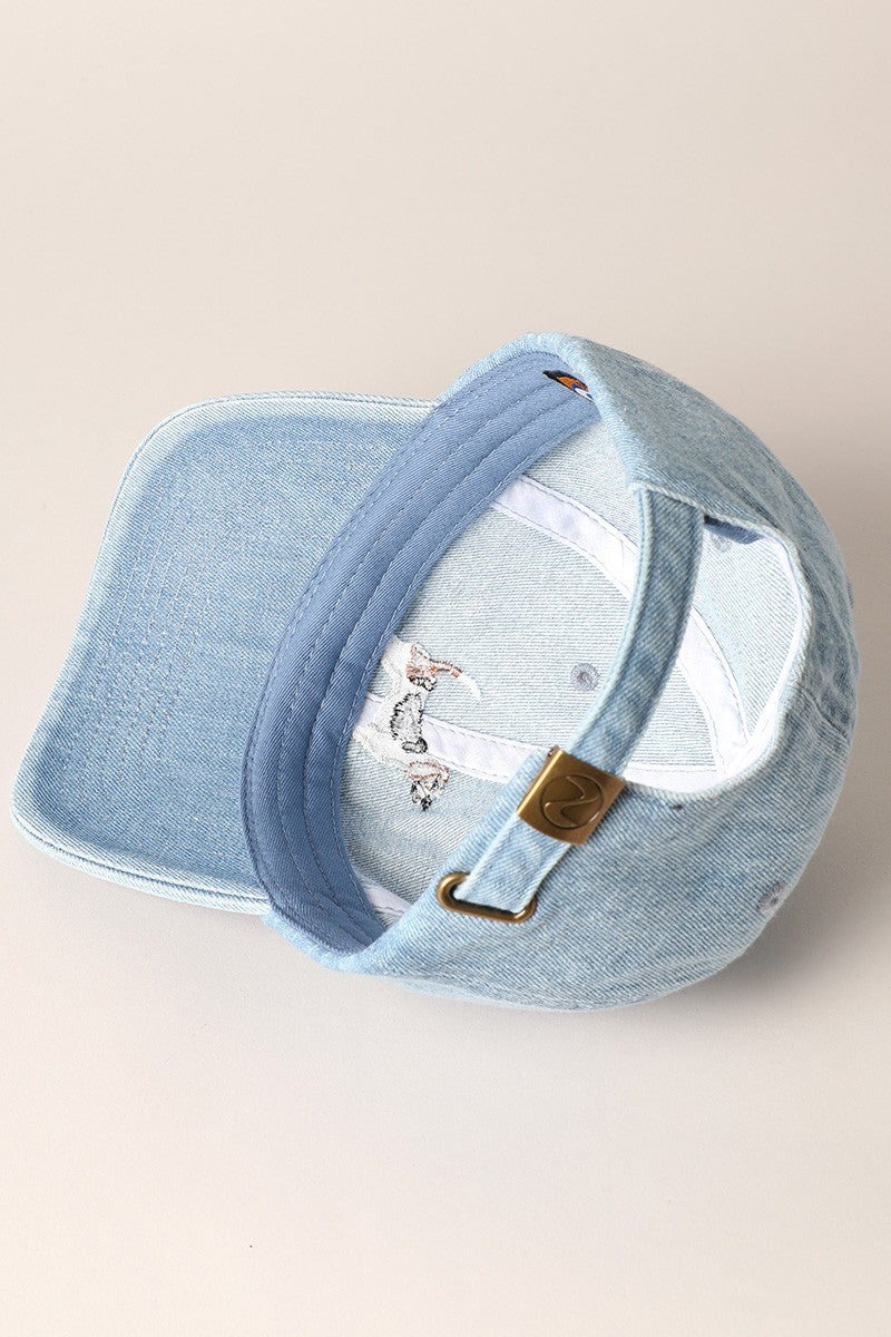 Beagle Denim Baseball Cap