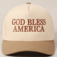 God Bless America Two Tone Cap