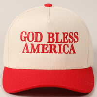 God Bless America Two Tone Cap