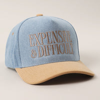 Expensive & Difficult Embroidered Hat