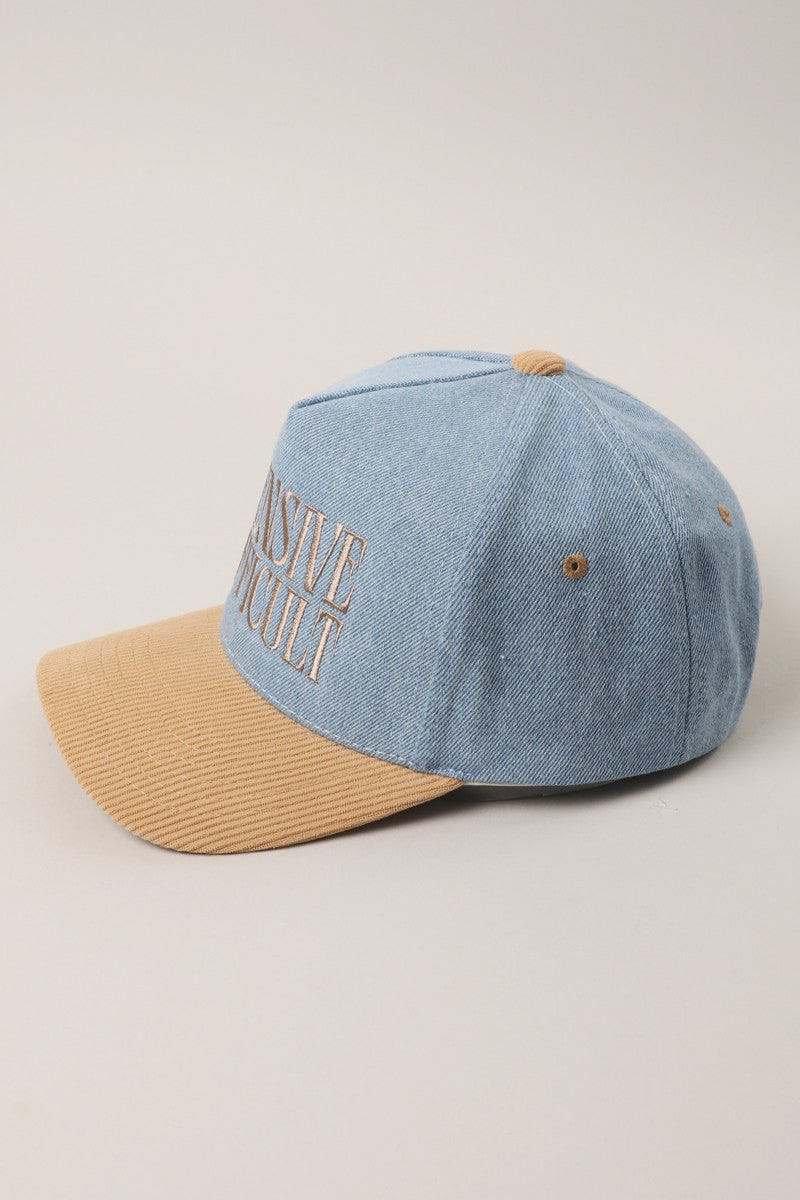 Expensive & Difficult Embroidered Hat