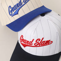 Grand Slam Pinstripe Embroidered Trucker Hat