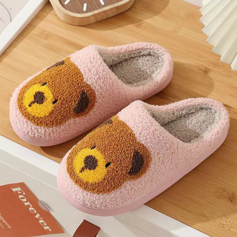 Cute Bear Fluffy Slippers