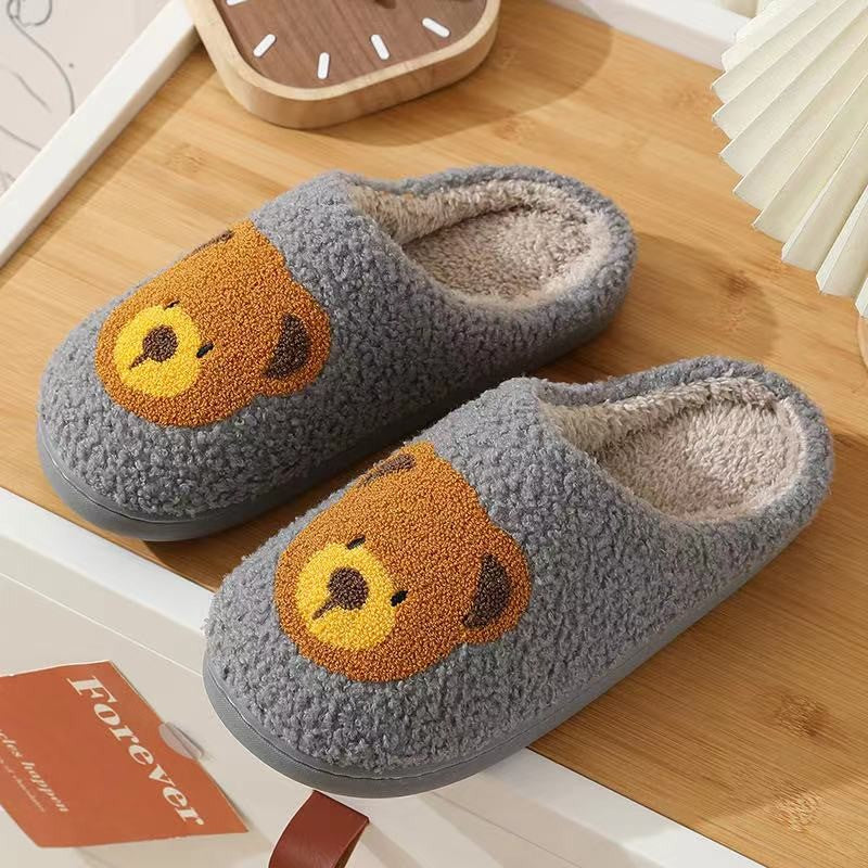 Cute Bear Fluffy Slippers