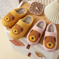Cute Bear Fluffy Slippers
