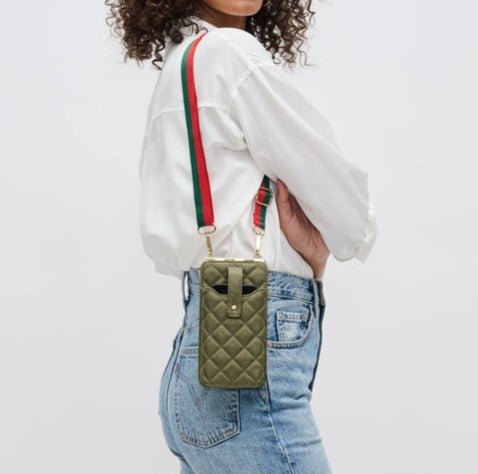 Quilted Cell Phone Crossbody