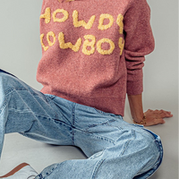 Howdy Cowboy Knit Sweater