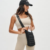 Quilted Puffer Water Bottle Crossbody