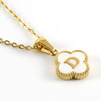 Clover Initial Necklace