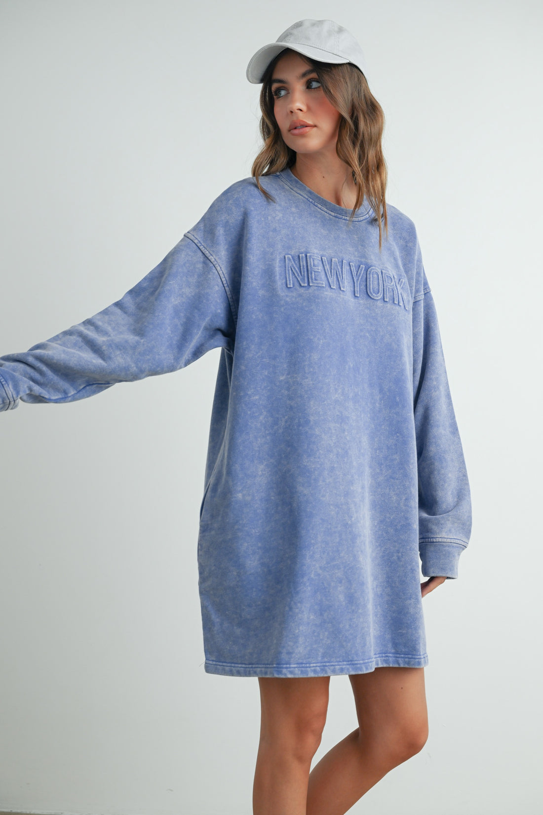 New York Sweatshirt Dress