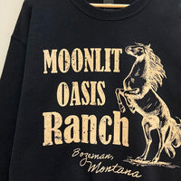 Moonlit Oasis Ranch Oversized Sweatshirt