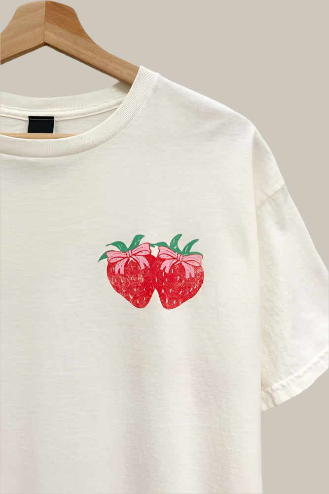 Enjoy The Good Days Berry Oversized T-Shirt
