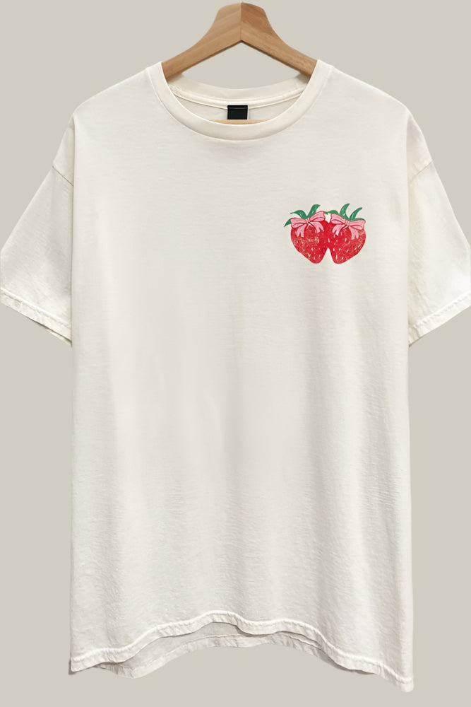 Enjoy The Good Days Berry Oversized T-Shirt