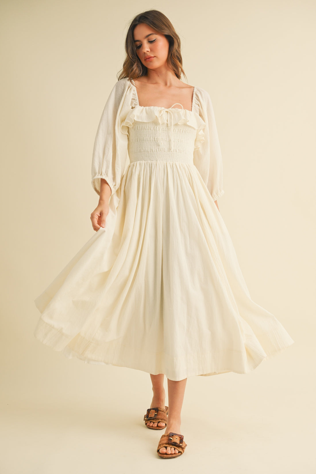 Oasis Flowy Midi Dress