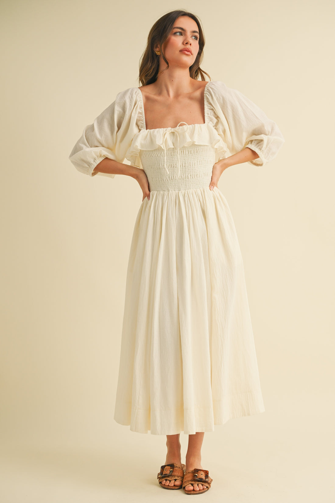 Oasis Flowy Midi Dress