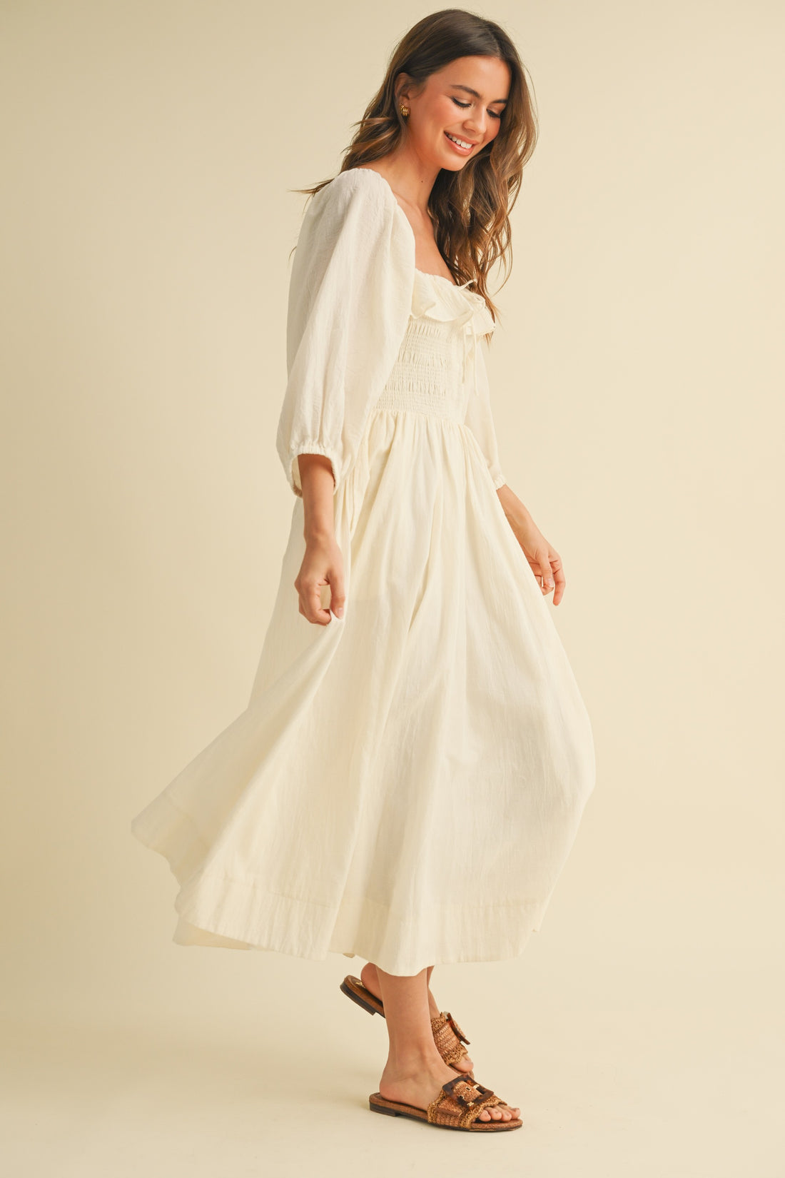 Oasis Flowy Midi Dress