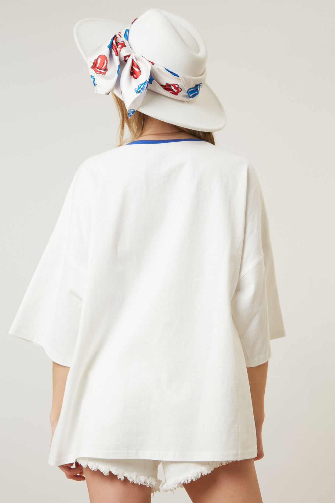 Rolling Stones Embroidery Oversized T